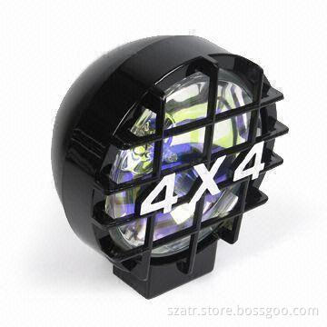 12V Car Fog Lamp with 55W Power, Made of Chrome-plated Metal or Plastic